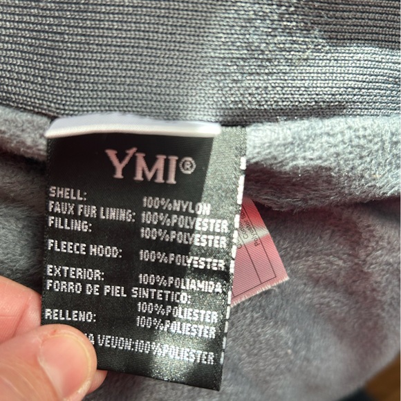 Gray puffer coat - Picture 7 of 8